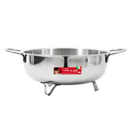 Bhina Scolapasta Microforato In Acciaio Inox 28,5 Cm Filtro