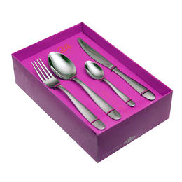 61128525 24 pcs. cutlery set forged knife Nature Box 