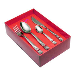 61320524 24 pcs. cutlery set forged knife Nature Box 