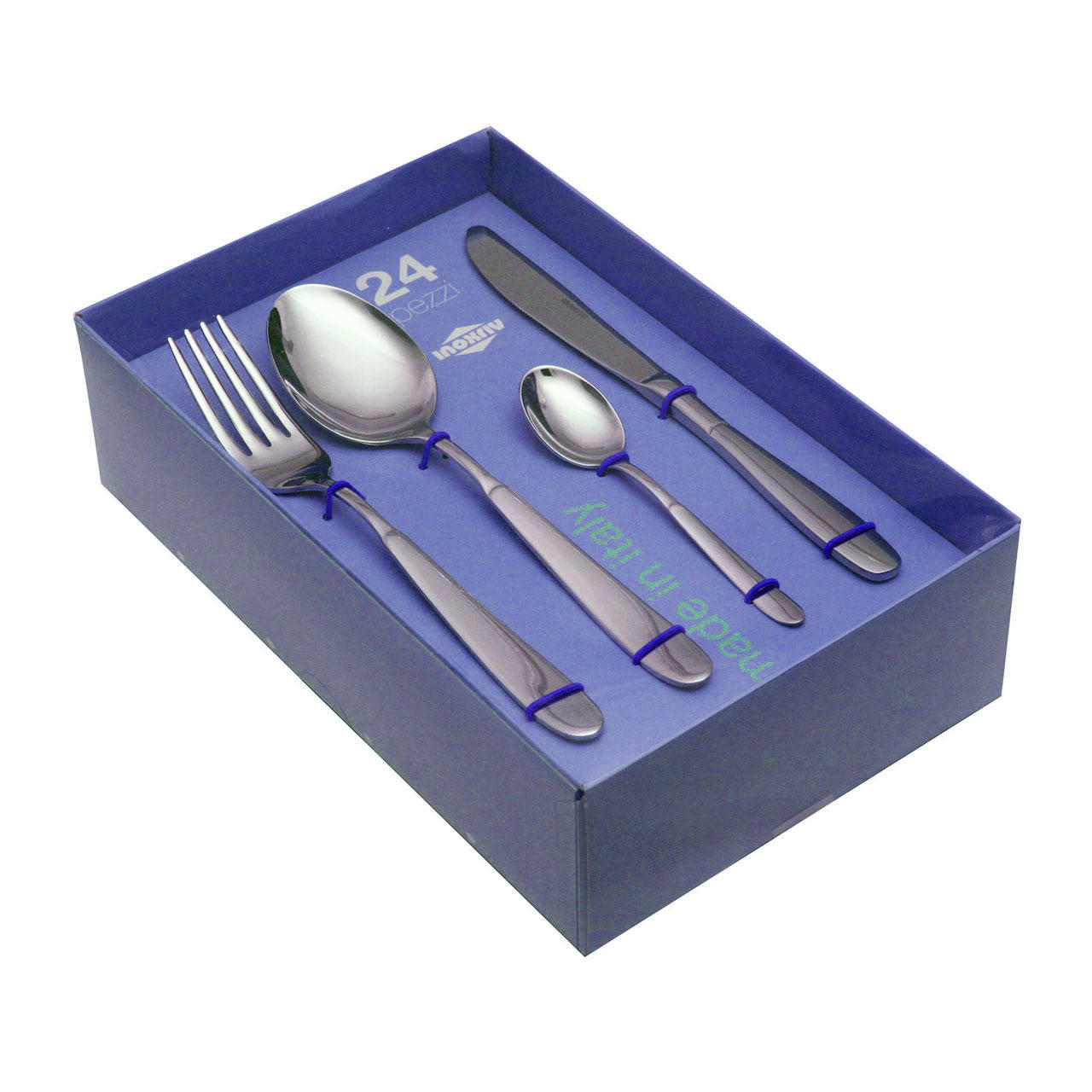 61400425 24 pcs. cutlery set 18/C steel Nature Box 