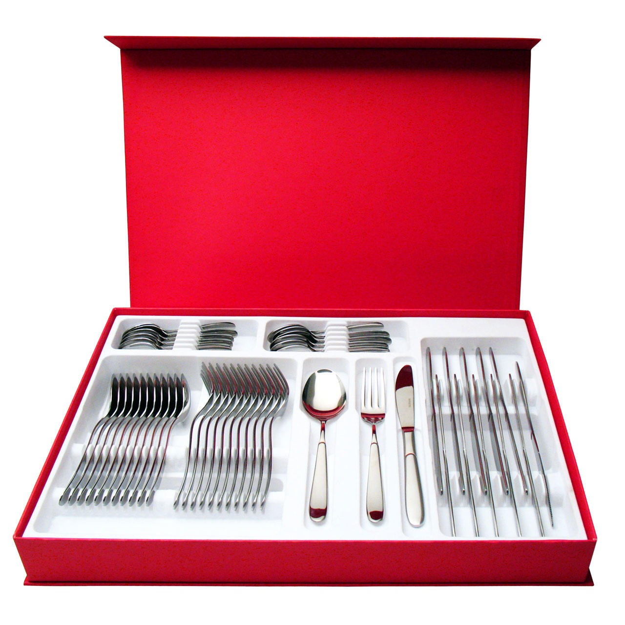 66401148 48 pcs. cutlery set 18/10 stainless steel Design Case 
