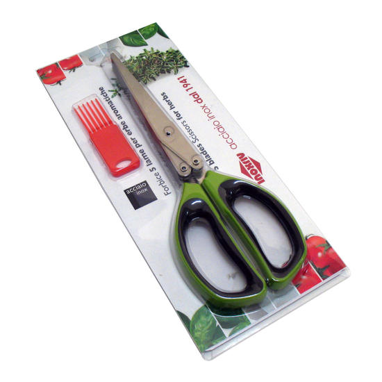 Forbici Per Erbe 5 Lame - Acciaio Inox - Multiuso Per Prezzemolo, Cipolla Verde, Erbe Aromatiche