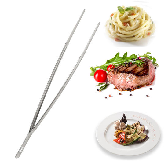 Pinza Pieghevole Anti-Scotta In Acciaio Inox Per Piastre Calde – Per Friggitrice Ad Aria, Forno, Microonde