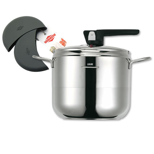 Pentola a pressione inox con avvitamento, 4,5 l - Tom Press