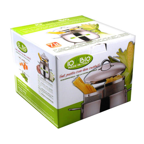Cestello Per Pasta Hemoton In Acciaio Inox Con Manico, Filtro A Rete Per Spaghetti, Cucina - 3