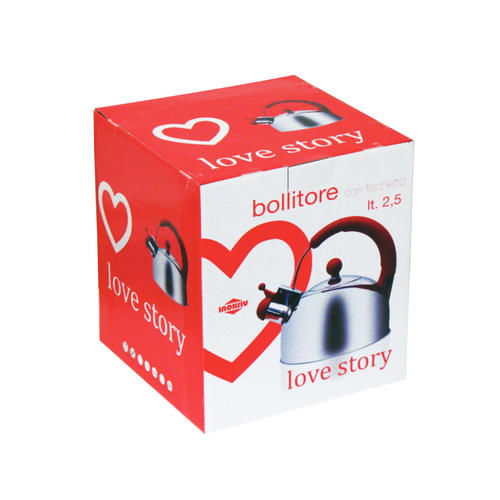 Bollitore Fischietto In Acciaio Inox 2 Litri Per Campeggio – Kampa, Colori Rosso/blu/verde, Nuovo