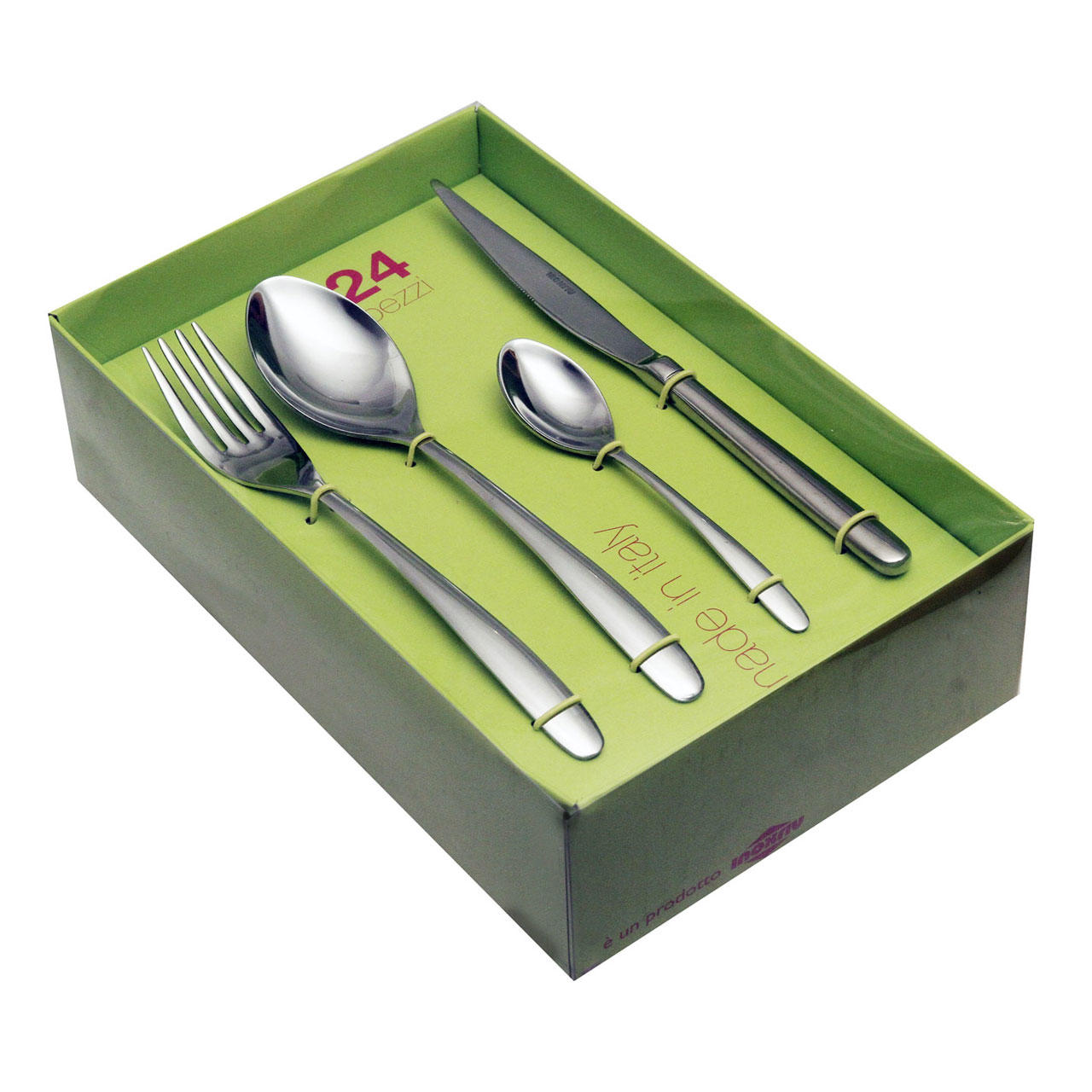 61123524 Servizio posate 24 pz. Vetrina Natura 