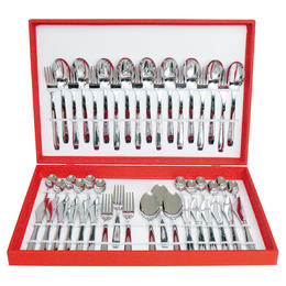 61120048 48 pcs. cutlery set Wooden Box 