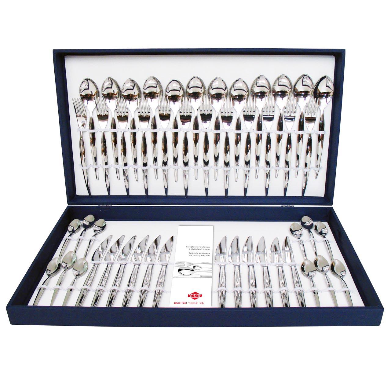 61700048 48 pcs. cutlery set Wooden Box 