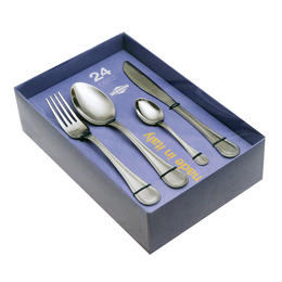 61319525 24 pcs. cutlery set forged knife Nature Box 