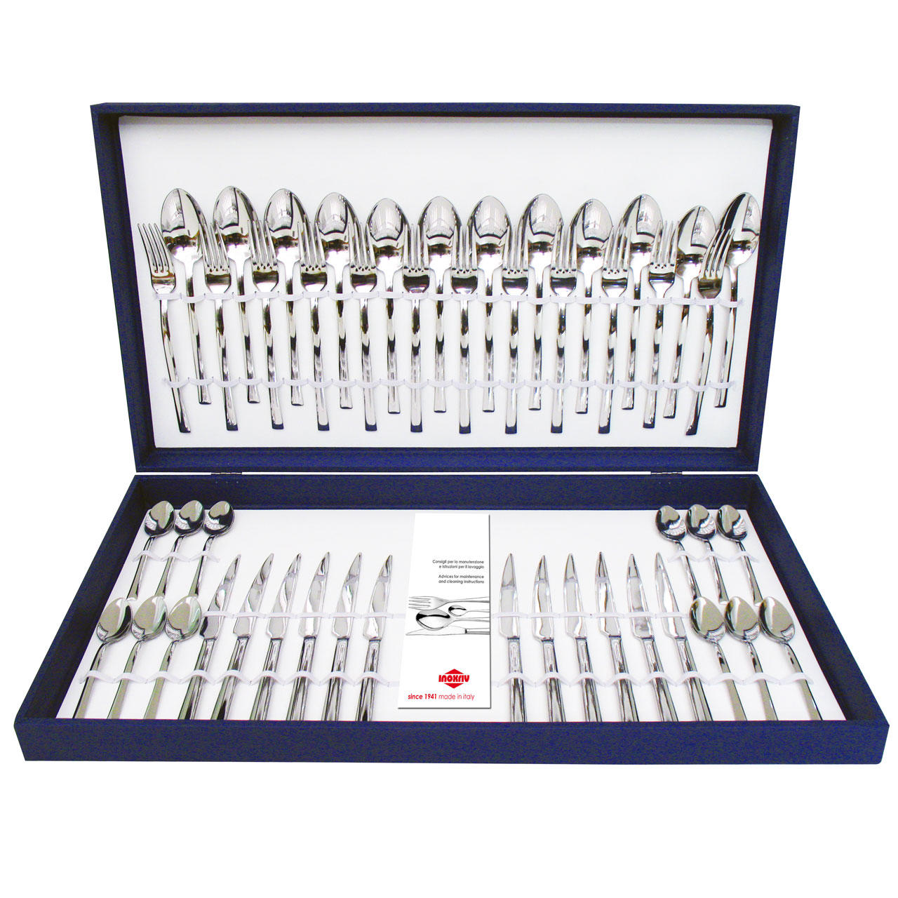61114048 Servizio posate 48 pz. Astuccio Lusso 