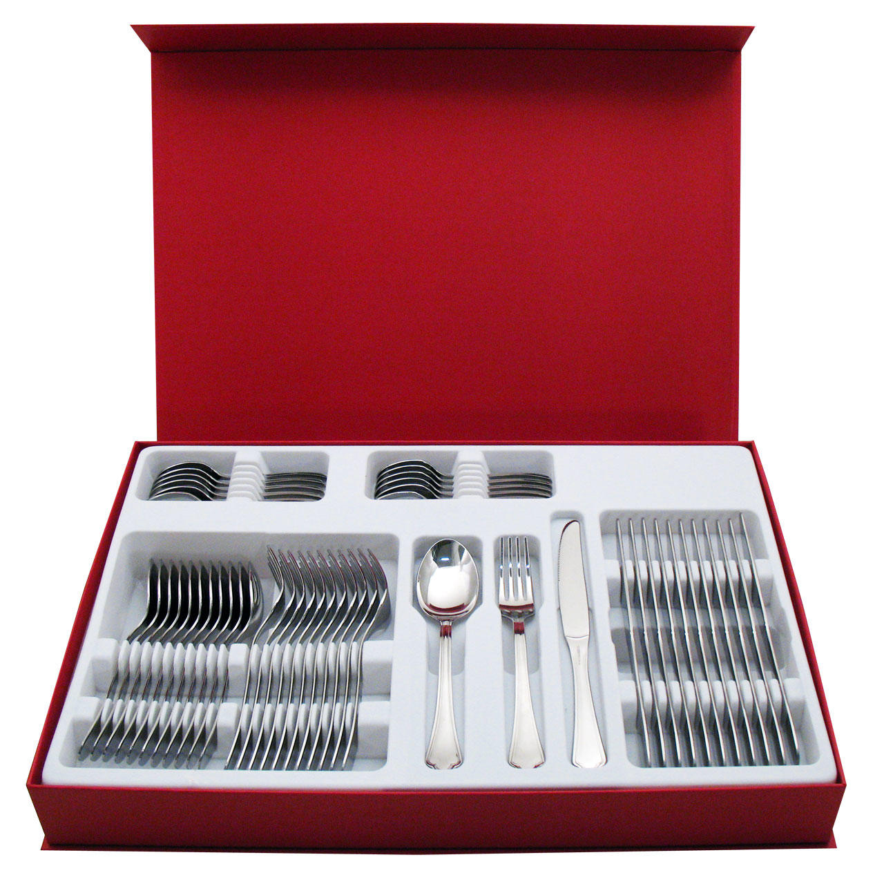 66600046 Servizio posate 48 pz. coltello forgiato Cofanetto Design 