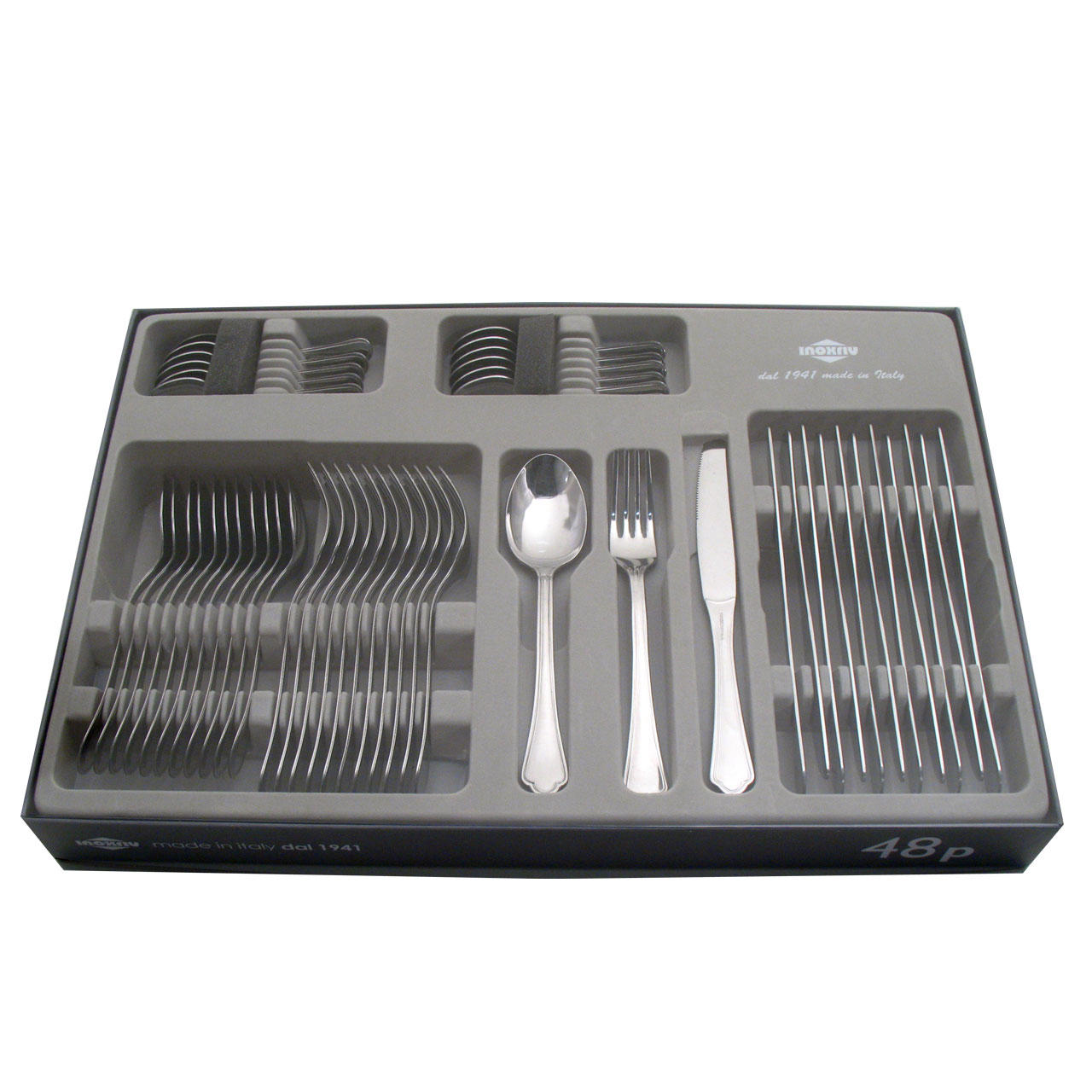 67600047 Servizio posate 48 pz. coltello forgiato Vetrina 