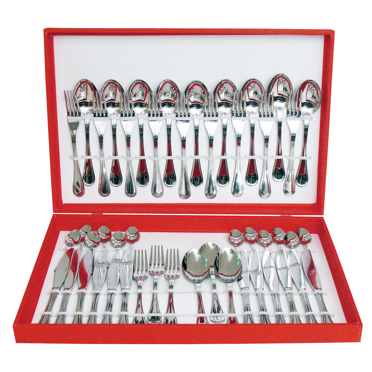 61010048 Servizio posate 48 pz. Astuccio Lusso 